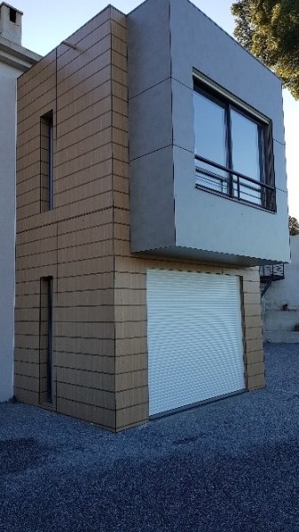 Extension d'une maison avec isolation par l'extérieur (ITE), à Nice